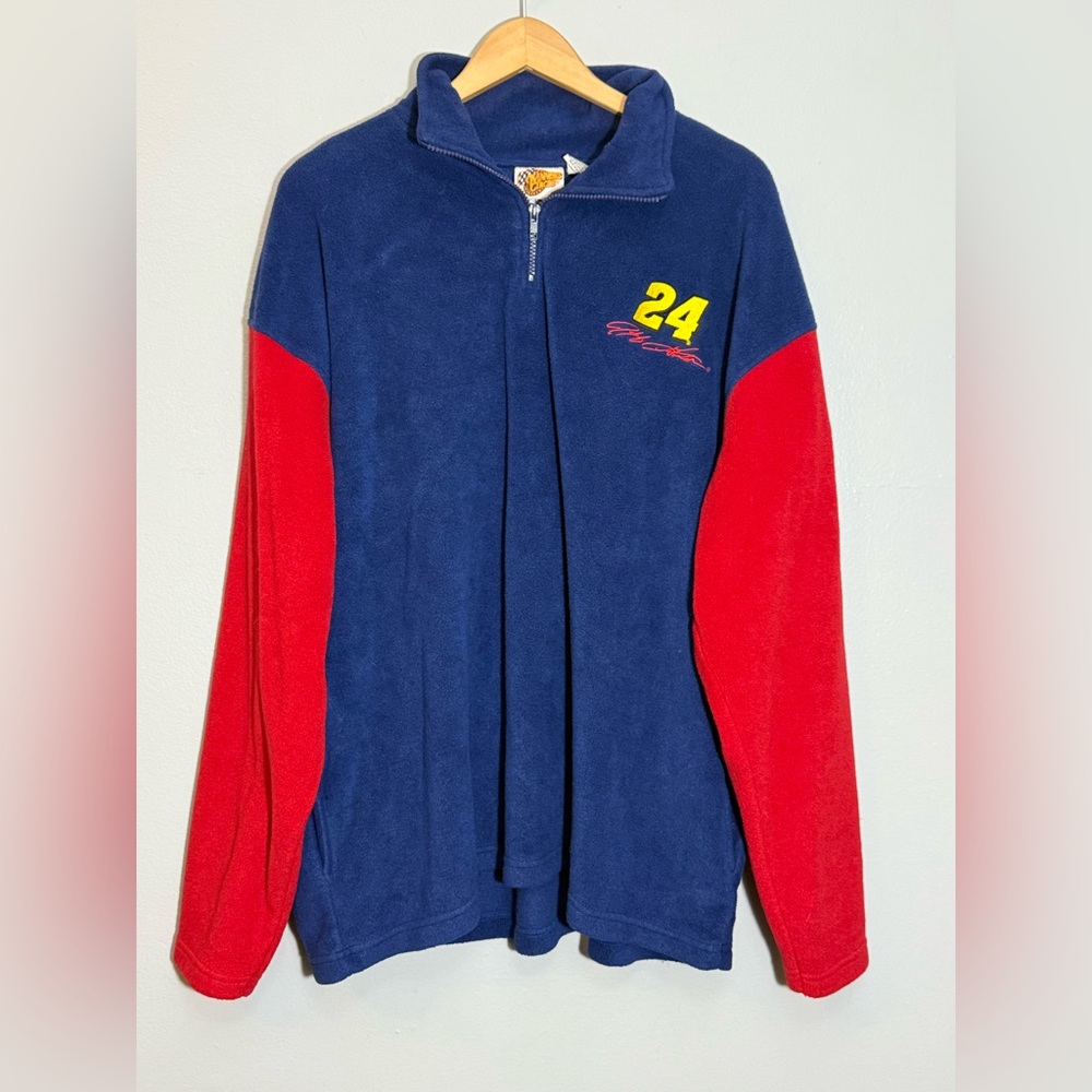 NASCAR Winner’s Circle Jeff Gordon Fleece Quarter Zip Sweatshirt Jacket | XL